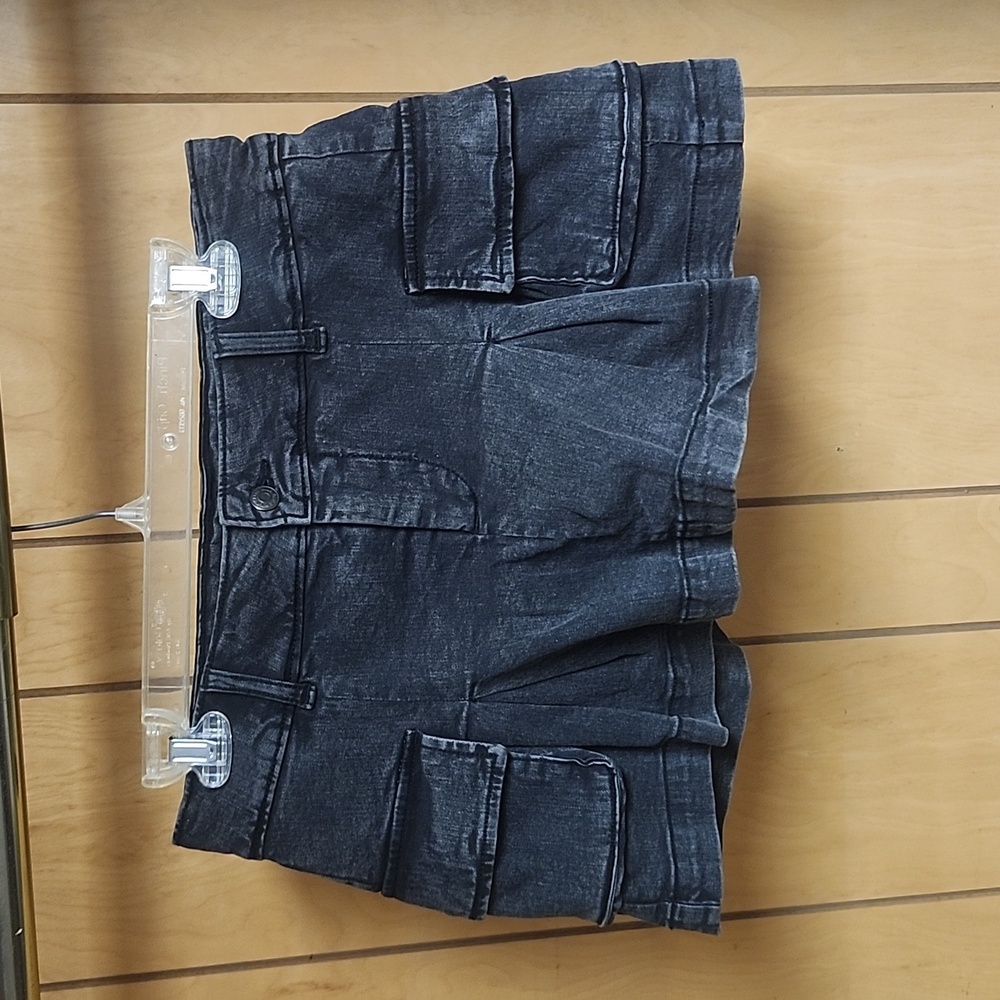 Wild Fable Black Jean Skort